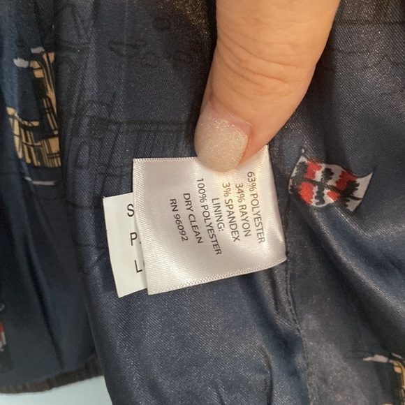 Telluride Clothing Co. Plaid Suit Jacket w/ Buckingham Palace lining Size M - Picture 5 of 6